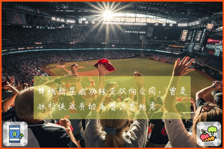 锋线新星成功转正双向合同，曾是独行侠放弃的高潜力首轮秀